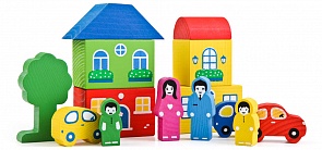 Конструктор - Цветной городок, зеленый (Томик, 8688-4 ТОМИКsim)